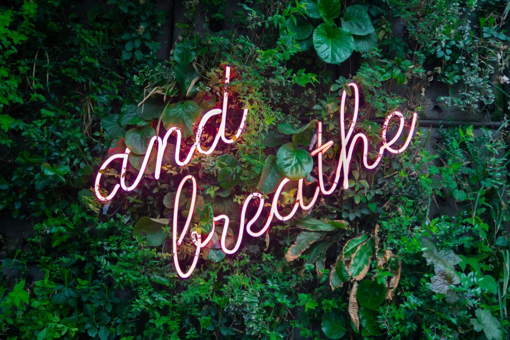 Alternative healing method: breath work.