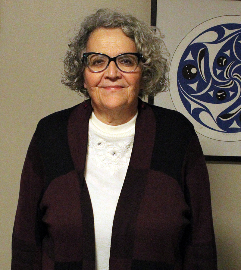 Barbara Waterfall in her office.